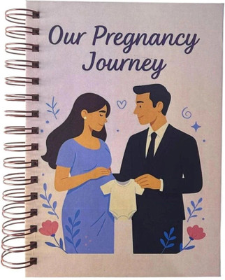 Bop Canvases Pregnancy Diary A5 Journal Printed 120 Pages(Multicolor)