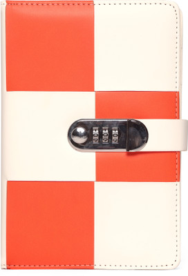 PAVITYAKSH NUMERICAL LOCK A5 Diary RULED 224 Pages(Orange)