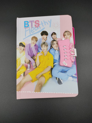 Paper Bear BT21 A5 Diary Unruled 150 Pages(Pink)
