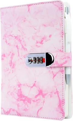 primetreads gift set Regular Diary single line 192 Pages(Pink)