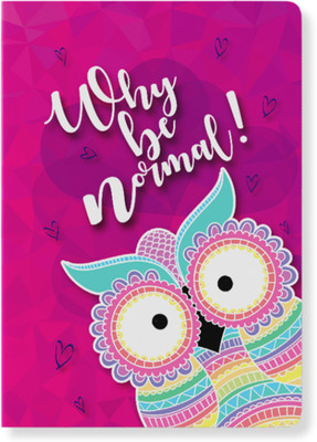 articious Why B Normal A5 Diary Ruled 96 Pages(Multicolor)