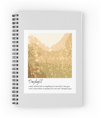 craft maniacs TAYLOR SWIFT 2024 COLLECTION A5 Diary RULED 160 Pages(Multicolor)