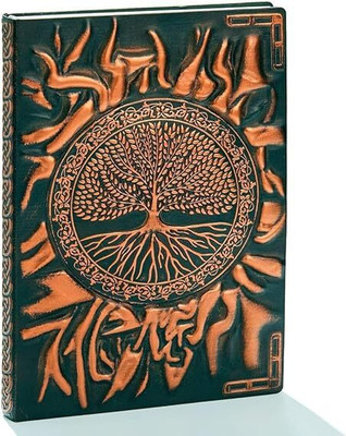 Mridshala handmade A5 Diary rule 50 Pages(Tree Bronze)