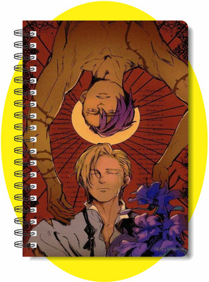 craft maniacs BANANA FISH COLLECTION A5 Notebook RULED 160 Pages(Multicolor)