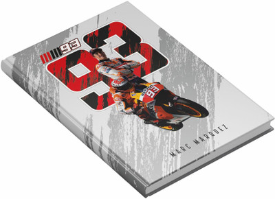 MOTOCUPID Marc Márquez A5 Notebook HARD BOUND Plain Paper 160 Pages(Grey)