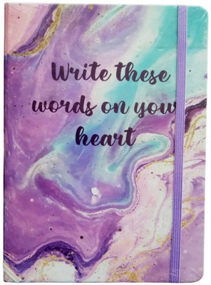 Blooming Box Motivational Notebook A5 Note Book Single Ruling 160 Pages(Purple)