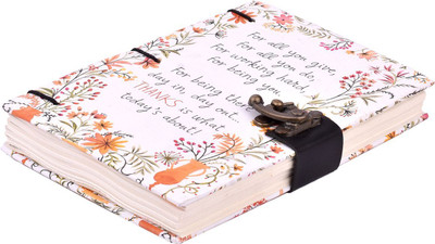 NIZAM HANDCRAFT handcrafted leather diary A5 Diary UNRULED 200 Pages(Multicolor)