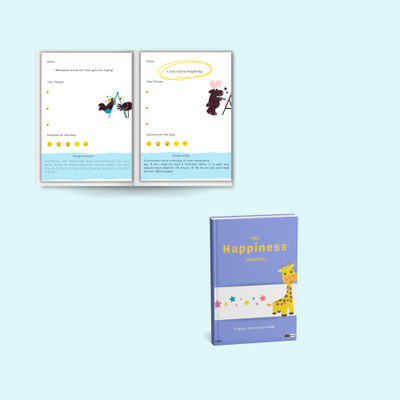 ekdali My Happiness Journal A5 Journal Ruled 120 Pages(Multicolor)