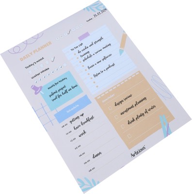 Urban Magic To-do-list Assorted Planner Ruled 50 Pages(Multicolor)