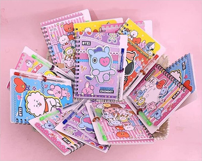 AMANVANI 36 piece A6 Diary ruled 30 Pages(Multicolor, Pack of 36)