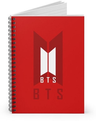craft maniacs BTS 2023 DIARY A5 Notebook RULED 120 Pages(Multicolor)
