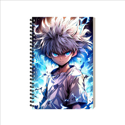 ESCAPER Hunter X Hunter Anime Cartoon Spiral Notebook Diary, Journaling Notepad for Kids A5 Diary Ruled 160 Pages(Hunter X Hunter)