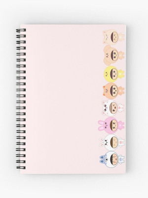 craft maniacs STRAY KIDS DIARIES 2025 A5 Notebook RULED 160 Pages(Black)