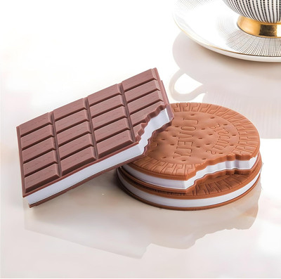 VR Creatives Combo Fragrance Biscuit & Chocolate Shaped Notebook Diary for Kids Pocket Diary Pocket-size Diary 80 Pages(Multicolor, Pack of 2)