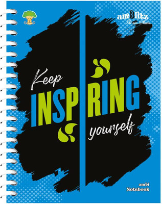 amblitz Spiral Notebook A4 Diary Ruled 1000 Pages(Multicolor)