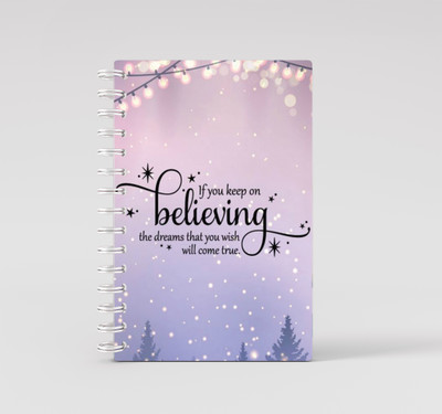 RJPRINTS Spiral Notebook A5 Notebook Plain 120 Pages(Multicolor)