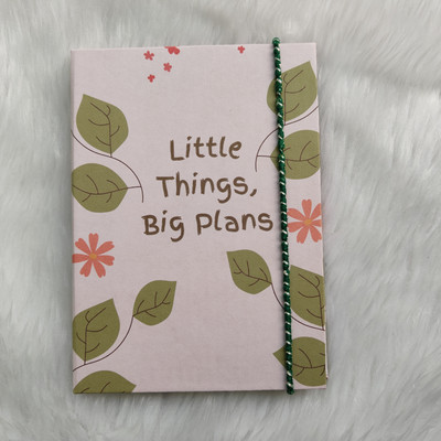 Chibloom Planners & To-Do Lists A6 Note Pad No 60 Pages(Green, Brown)