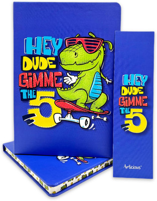 articious Dino A5 Diary Ruled 192 Pages(Dino)