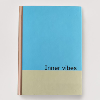 HiQ PlayBox Inner Vibes A5 Journal Undated Daily Planner, Tracker and Personal Companion 224 Pages(Baby Blue)