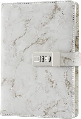 MANAKI ENTERPRISE Diary Regular Diary 200 Pages(Marble Grey)