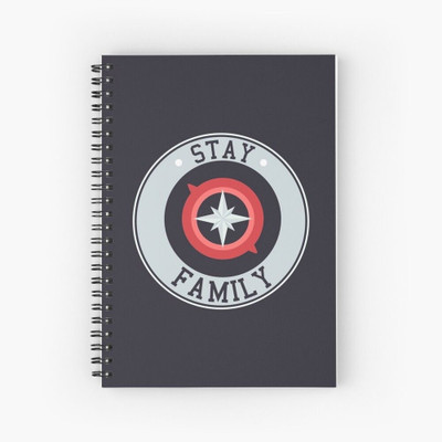 craft maniacs STRAY 2024 A5 Notebook RULED 160 Pages(Black)