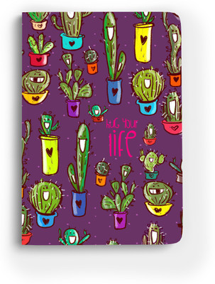 Doodle Monk Hugs Journal Notebook A5 Notebook Designed 96 Pages(Purple)