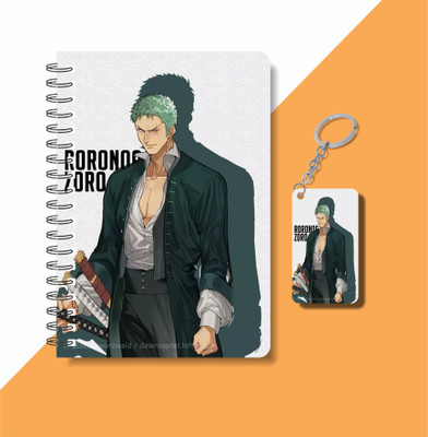 craft maniacs 2023 ZORO DIARIES A5 Notebook RULED 160 Pages(Multicolor)