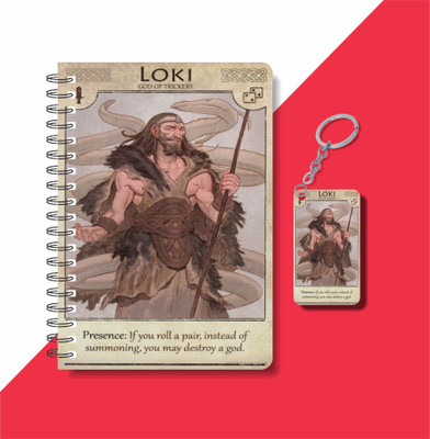 craft maniacs 2023 GOD COLLECTION A5 Notebook RULED 120 Pages(DIARY + KEYCHAIN)
