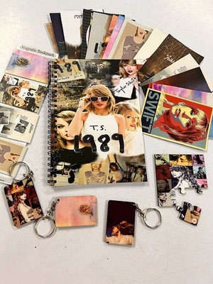 craft maniacs TAYLOR SWIFT GIFTING COMBO A5 Diary RULED 120 Pages(Multicolor)