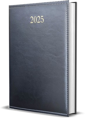 Greeshma New Year Regular Diary 2025 Single Rule 364 Pages(Black)