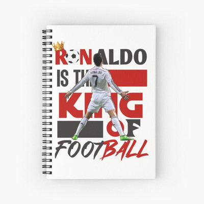 craft maniacs FOOTBALLER DIARY A5 Diary RULED 120 Pages(Multicolor)