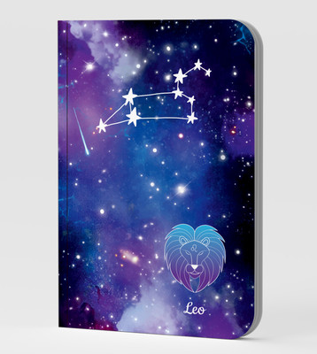 AccuPrints Zodiac sign notebook A5 Notebook Ruled 144 Pages(Blue)