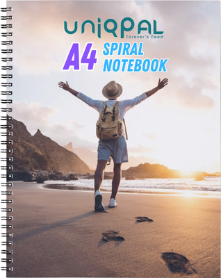 UNIQPAL SET OF 1 Regular Notebook Ruled 200 Pages(Multicolor)