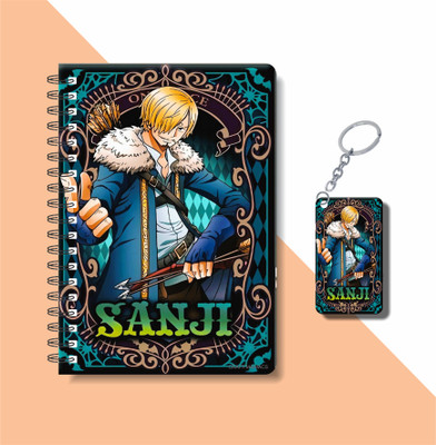 craft maniacs 2024 ONE PIECE NOTEBOOK A5 Diary RULED 160 Pages(Multicolor)