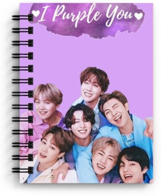 craft maniacs BTS 2023 NEW DIARY COLLECTION A5 Note Book RULED 160 Pages(White)