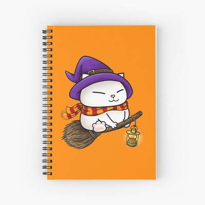 craft maniacs KITTY COLLECTION A5 Notebook RULED 160 Pages(Black)