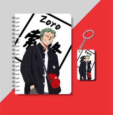 craft maniacs 2023 ZORO DIARIES A5 Notebook RULED 160 Pages(Multicolor)