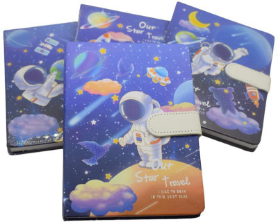 AARVI Outer Space Theme Diary with Magnetic Closure for Kids, Boys,Girls A5 Diary Ruled 96 Pages(Multicolor)