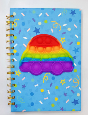 SANYA TRADERS Dairy A5 Diary Ruled 40 Pages(Blue)