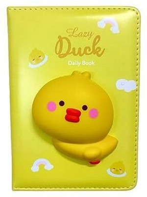 TITEPO School Mini Notebook Ruled 192 Pages(Yellow)