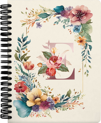 Mc Sid Razz Alphabet A5 Notebook Ruled 140 Pages(Alphabet E)
