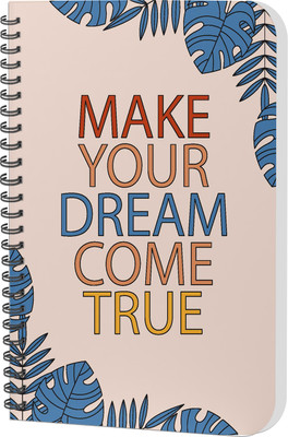 AccuPrints Daily Planner A5 Planner/Organizer Ruled 180 Pages(Pink)