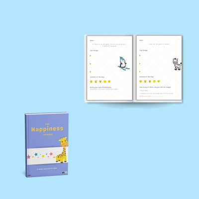 ekdali My Happiness Journal A5 Journal Ruled 120 Pages(Multicolor)