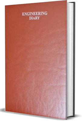 Greeshma New Year Engineering Diary with Monthly Planner Regular Diary 2024 Single Rule 364 Pages(Brown)
