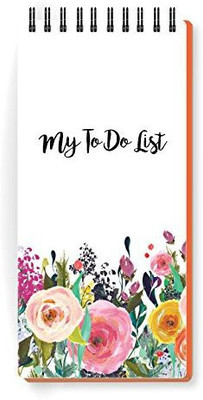 Nourish ToDo List Note Pad_DRY Regular Note Pad Ruled 50 Pages(Orange)