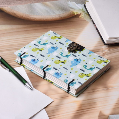 NIZAM HANDCRAFT 1 A5 Diary unruled 200 Pages(White)