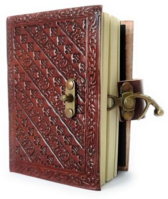 Mateshwari Handicraft Handmade leather diary Regular Note Book unruled 100 Pages(Brown)