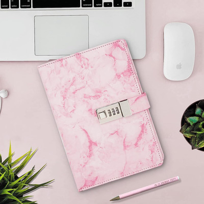 hbsenterprise Gift Sets Regular Diary Single Rule 192 Pages(Pink)