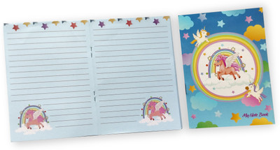 OmnipresentPack My Note Book Mini Note Pad Ruled 32 Pages(Multicolor, Pack of 10)