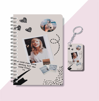 craft maniacs TAYLOR 2023 NOTEBOOK COLLECTION A5 Notebook RULED 160 Pages(White)